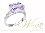 STUDIO 925: *FIREBOLT AMETHYST CZ 4CT RING*