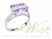 STUDIO 925: *FIREBOLT AMETHYST CZ 4CT RING*