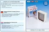 Cat Mate Lockable Cat Flap Door Brown 2-way Lock