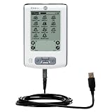 Classic Straight USB Cable for the PalmOne Zire 21 with Power Hot Sync and Charge capabilities - Gomadic Brand w/ TipExchange Technology