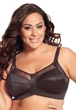 Goddess Plus Size Wirefree satin bra