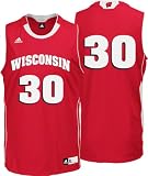 Wisconsin Badgers Youth adidas Red Replica Basketball Jersey