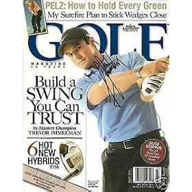 Trevor Immelman Signed Golf Magazine Masters Champion
