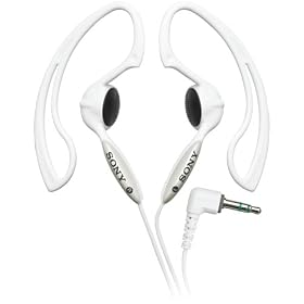 SONY MDRJ10/WHITE CLIP STYLE HEADPHONES (WHITE)-YMDRJ10W
