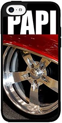 Papi With Car Rims Plastic Fashion Phone Case Back Cover iPhone 4 4s