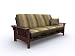 American Furniture Alliance Santa Barbara Metal/Wood Frame Full, Walnut