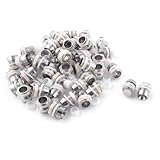 uxcell　LEDライトソケット　シルバー　プラスチック　直径8mmのLED用　50個入り