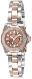 Invicta Sapphire Lady Diver Stainless Steel Rose Gold Womens Watch - Invicta 7067