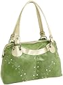 KATHY Van Zeeland Glove Story Large Satchel,Celedon,one size
