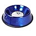 Platinum Pets Non-Tip Stainless Steel Dog Bowl, 28 Oz, Sapphire Blue, Medium