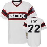 Carlton Fisk Chicago White Sox Authentic 1985 Home Jersey