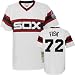 Carlton Fisk Mitchell & Ness Authentic 1985 Home Chicago White Sox Jersey - 52