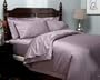 Pinzon Hemstitch 400-Thread-Count Egyptian Cotton Sateen Full/Queen Duvet Set, Plum