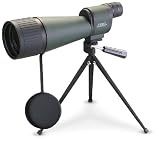 BARSKA Benchmark 25-125x88 Waterproof  Straight Spotting Scope (Includes Handheld Tripod, Table Top Tripod, Soft Carrying Case, Hard Case)