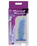 Adam & Eve Cyberglass Blazing Ice Mini Dong, Blue