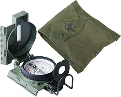 Olive Drab Cammenga Genuine Military Lensatic Phosphorescent Compass