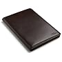 Cole Haan Hand-Stained Smooth Leather Kindle Cover with Hinge (Fits 6" Display, Latest Generation Kindle), Dark Brown
