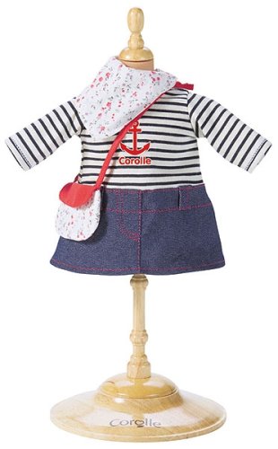 Childrens Toyshop  Toys : Corolle Fashion Denim Dress for 42cm Doll