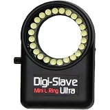 Digi-Slave Mini L-Ring Ultra, Lightweight Continuous Light Ring for Close-Up Photography, for Lens Threads up to 52mm.