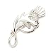 Ortak Jewellery Thistle Collection Sterling Silver B  534 Ladies Brooch