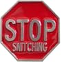 Mens STOP SNITCHING Alternative Retro Metal Belt Buckle