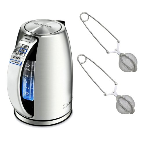 Cuisinart CPK17 Perfectemp Cordless Electric Kettle with 2 pc Snap