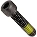 Alloy Steel Socket Cap Screw, Hex Socket Drive, Nylon Patch, #8-32, 1/2" Length (Pack of 10)