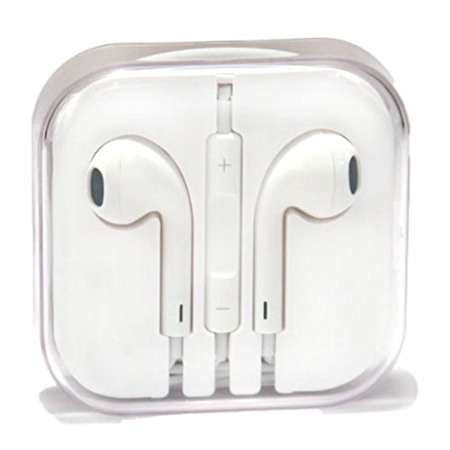 Apple iPhone Earphones with Remote Control and Mic - for Apple IPhone 5,5S,6,6s,and all Other IPhones