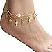 OVERMAL Women Leaf Tassel Anklets Barefoot Sandal Beach Foot Jewelry