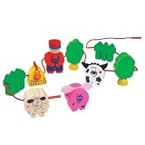 Wooden Toys - Wooden Threading Dexterity Toy by Selecta - Agricolino