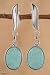 Amazonite earrings, 'Celestial Flame'