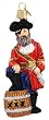 Old World Christmas Glass Ornament Pirate Captain