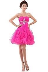 Junior Organza Short Homecoming Dress/Prom Dress 