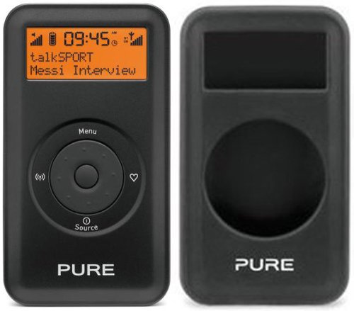 Pure Move 2500 Personal Radio & Black Gel Case Digital & FM Rechargeable
