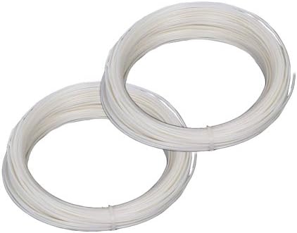 Mcshow 3D Print Filament ABS for 3D Printer Pen 1.75MM 20M /PCS White (Pack of 2)