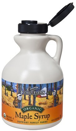 Coombs Family Farms 100% Pure Maple Syrup, US Grade A Dark Amber, 16 oz Bear Jugs, 2ct (Quantity of 1)