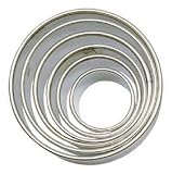Review Tala 961 / Set 6 Stainless Steel Pastry Cutters 42mm/55mm/65mm75mm/88mm/98mm