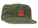 Vintage Olive Drab With Red Peace Fatigue Cap
