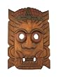 Handmade 'Victorious Chief' Tribal Mask Wall Hanging (Thailand)