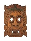 Handmade 'Victorious Chief' Tribal Mask Wall Hanging (Thailand)