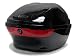 Black Motorcycle Scooter Luggage Tail Trunk Top Hard Case with mounting hardware