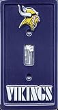 Minnesota Vikings Ceramic Light Switch Cover