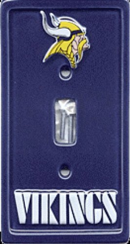 Minnesota Vikings Ceramic Light Switch Cover