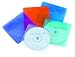 Produkt-Bild: CD-/DVD-H&uuml;lle - Kapazit&auml;t: 1 CD - Blau, gr&uuml;n, orange, violett, durchsichtig (Packung mit 50 )