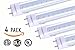 Sunco Lighting T8 LED Tube Light 4ft 48-Inch. 18W, 5000K Kelvin 2000 Lumens, Pack of 4
