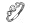 0.60 cts Round Diamonds Engagement Ring in 14k White Gold Size 4 FREE GIFT BAG!