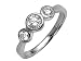 0.60 cts Round Diamonds Engagement Ring - Platinum, 14kt White or Yellow Gold