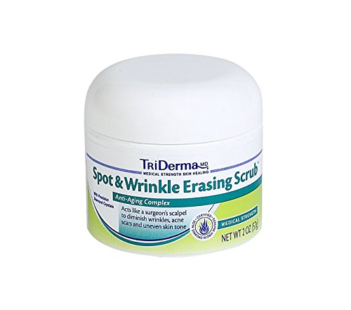 TriDerma® Spot & Wrinkle Erasing ScrubTM Exfoliates Dead Skin Cells (2 oz)