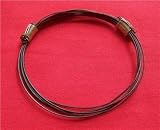 Genuine African Elephant Hair Bracelet Jewelry Gold Knot