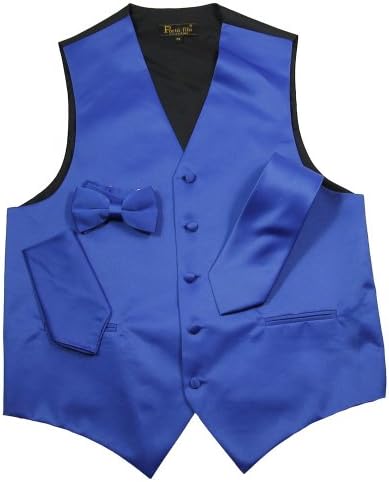 Porto filo tuxedo 4pcs set men's vest ROYAL BLUE